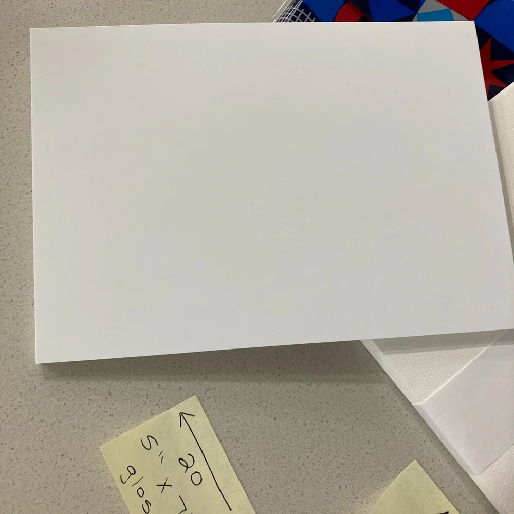 HP product set of photo paper and envelopes